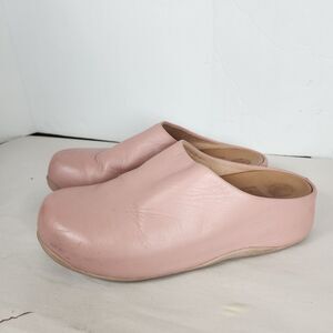 Fitflop SHUV Pink Mules Clogs Comfortable Slip-On